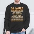 Pearl Wedding Anniversary 30Th Anniversary Married Sweatshirt Geschenke für alte Männer