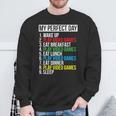 My Perfect Dayideo Games Cool Gamer Sweatshirt Geschenke für alte Männer