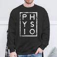 Physio Minimalism Physiotherapist Sweatshirt Geschenke für alte Männer