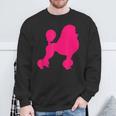 Pink Poodle Sweatshirt Geschenke für alte Männer