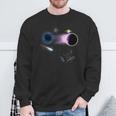 Planets Space Universe Solar System Astronaut Space Sweatshirt Geschenke für alte Männer