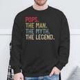 Pops The Man The Myth The Legend Father's Day For Grandpa Sweatshirt Gifts for Old Men Pops The Man The Myth The Legend Father's Day For Grandpa Sweatshirt Gifts for Old Men
