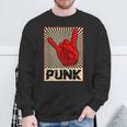 Punk Rock Music Against Nazis Against Right Sweatshirt Geschenke für alte Männer