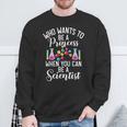 Quién Quiere Ser Princesa Cuando Puedes Ser Un Nerd Científico Camisa de entrenamiento Regalos para ancianos