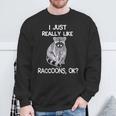 Raccoon Lover Sweatshirt – Cozy Wildlife-Inspired Apparel Gifts for Old Men