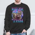 Raccoon Meme Sweatshirt - Retro Humor | Unisex Casual Wear Gifts for Old Men