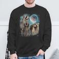 Raccoon Moon Sweatshirt for Men, Women & Kids - Fun Howling Design Gifts for Old Men