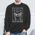 Raccoon Moon Sweatshirt - Fun Unisex Trash Panda Theme Gifts for Old Men