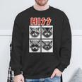 Raccoon Rock Music Sweatshirt - Band Concert Style for All Ages Gifts for Old Men