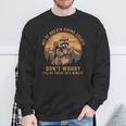 Raccoon Vintage Sweatshirt - Outdoor Adventure | Hiking Enthusiast Gifts for Old Men