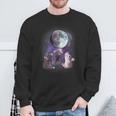 Rats Howling At The Moon Sweatshirt - Whimsical Unisex Hoodie Gifts for Old Men