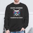 With 'Real Have Cats' Motif Sweatshirt Geschenke für alte Männer