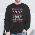 Rentnerin 2025 Retirement Retirement 2025 Sweatshirt Geschenke für alte Männer