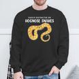 Reptile Lover Easily Distracted By Hognose Snakes Sweatshirt Gifts for Old Men