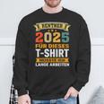 Retirement 2025 Retirement Pension Decoration Retirees 2025 Sweatshirt Geschenke für alte Männer