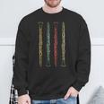 Retro Clarinet Sweatshirt Geschenke für alte Männer