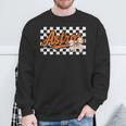 Retro Houston Last Name Pride Personalized Outfits Sweatshirt Gifts for Old Men