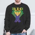 Rio Carnival Costume Brazil Rio De Janeiro Souvenir Sweatshirt Geschenke für alte Männer