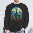 Rio De Janeiro Travel Holiday Rio De Janeiro Brazil Sweatshirt Geschenke für alte Männer