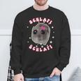 Sad Hamster Schlafi Pyjamas Cute Hamstie Meme Sweatshirt Geschenke für alte Männer