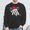 Santa Claus Hat Mr Partner Outfit For Christmas Sweatshirt Geschenke für alte Männer