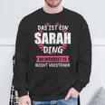 Sarah Name First Name Sweatshirt Geschenke für alte Männer