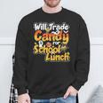Scary Lunch Lady School Cafeteria Halloween Lunch Lady Sweatshirt Gifts for Old Men