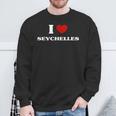 Seychellen I Heart Seychellen Souvenir I Love Seychellen Sweatshirt Geschenke für alte Männer