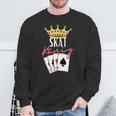 Skat König Sweatshirt Geschenke für alte Männer