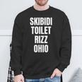 Skibidi Toilette Rizz Ohio Sweatshirt Geschenke für alte Männer