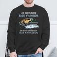 Snow Plough Saying Winter Service Snow Clearing Device Snow Plough Sweatshirt Geschenke für alte Männer