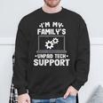 Soy Ingeniero Informático Divertido De Apoyo Técnico No Pagado De Mi Familia Camisa de entrenamiento Regalos para ancianos