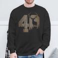 Stag Motif For Hunters 40S Birthday Or Anniversary Sweatshirt Geschenke für alte Männer