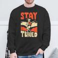 Stay Tuned Mountain Goat Banjo Music Bluegrass Sweatshirt Geschenke für alte Männer