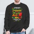 Straight Trippin' Jamaica Vacation 2025 Birthday Family Trip Sweatshirt Gifts for Old Men