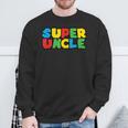 Superhero Uncle From Nephew Or Niece Super Uncle Sweatshirt Geschenke für alte Männer