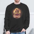 Tara Tibet Buddhism Lotus Meditation Yoga Om Spirituality Sweatshirt Geschenke für alte Männer