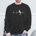 Tennis Player Tennis Racket Tennis Heartbeat Sweatshirt Geschenke für alte Männer