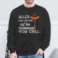 With Thuringerom Grill Grillfest Sweatshirt Geschenke für alte Männer