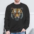 Tigre Animal Arte Diseño Tigre Camisa de entrenamiento Regalos para ancianos