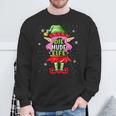 Tired Elf Outfit Christmas Family Christmas Sweatshirt Geschenke für alte Männer