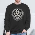 Triskele Triskel Triquetra Celtic Protective Rune Sweatshirt Geschenke für alte Männer