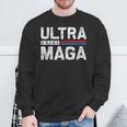 Ultra Maga Orgulloso Diseño De Partidario De Ultra-Maga Trump Orgulloso Camisa de entrenamiento Regalos para ancianos
