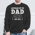 Updated To Papa-Level Unlocked Approx 2025 New Daddy Gamer Sweatshirt Geschenke für alte Männer