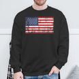 Usa Flag American Flag Us Football Fan Sweatshirt Geschenke für alte Männer