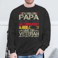 Veteran Father's Day Oak Leaves Soldier And Dad Sweatshirt Geschenke für alte Männer