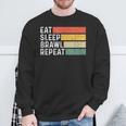 Video Gaming Game Retro Game Eat Sleep Brawl Repeat Sweatshirt Geschenke für alte Männer