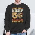 Vintage 50Th Birthday Dart Saying Double Bullseye Sweatshirt Geschenke für alte Männer