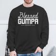 Vintage Blessed Gumpa Happy Father's Day Dad Grandpa Men Sweatshirt Gifts for Old Men