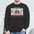 Vintage California Flag Sweatshirt Geschenke für alte Männer